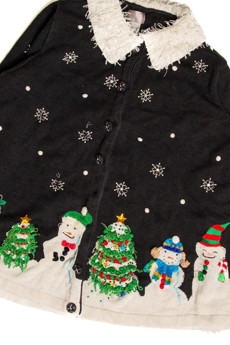 Black Ugly Christmas Cardigan 59213