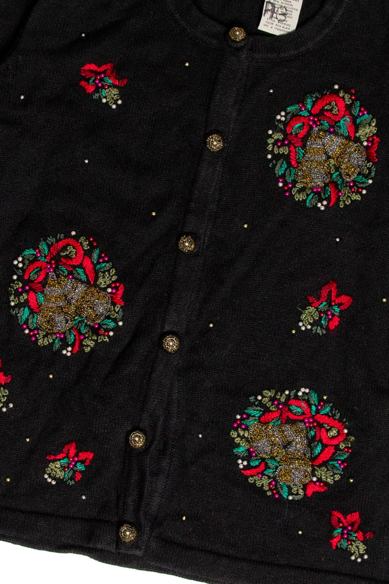 Black Ugly Christmas Cardigan 59214