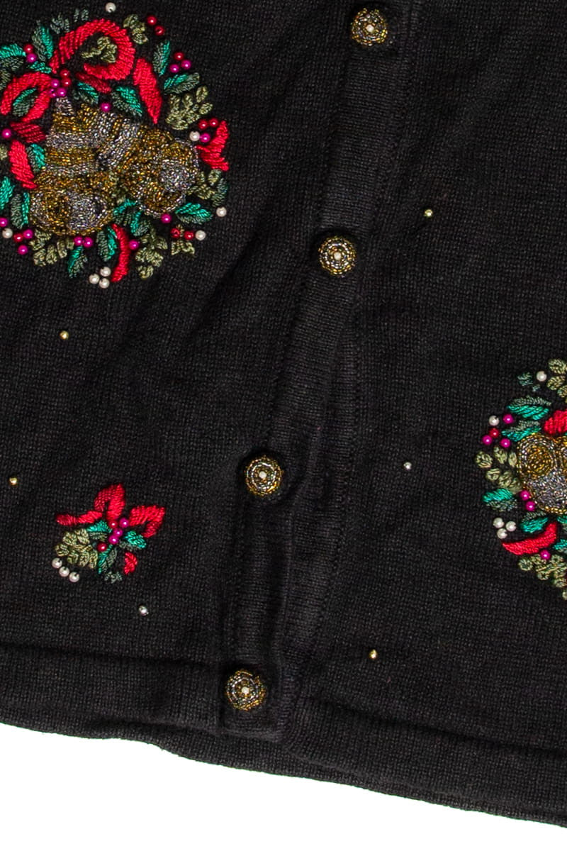 Black Ugly Christmas Cardigan 59214
