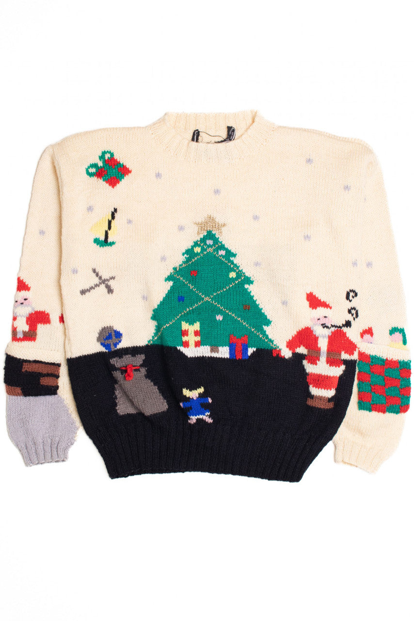White Ugly Christmas Pullover 59229