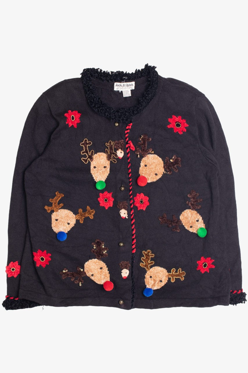 Black Ugly Christmas Cardigan 59231