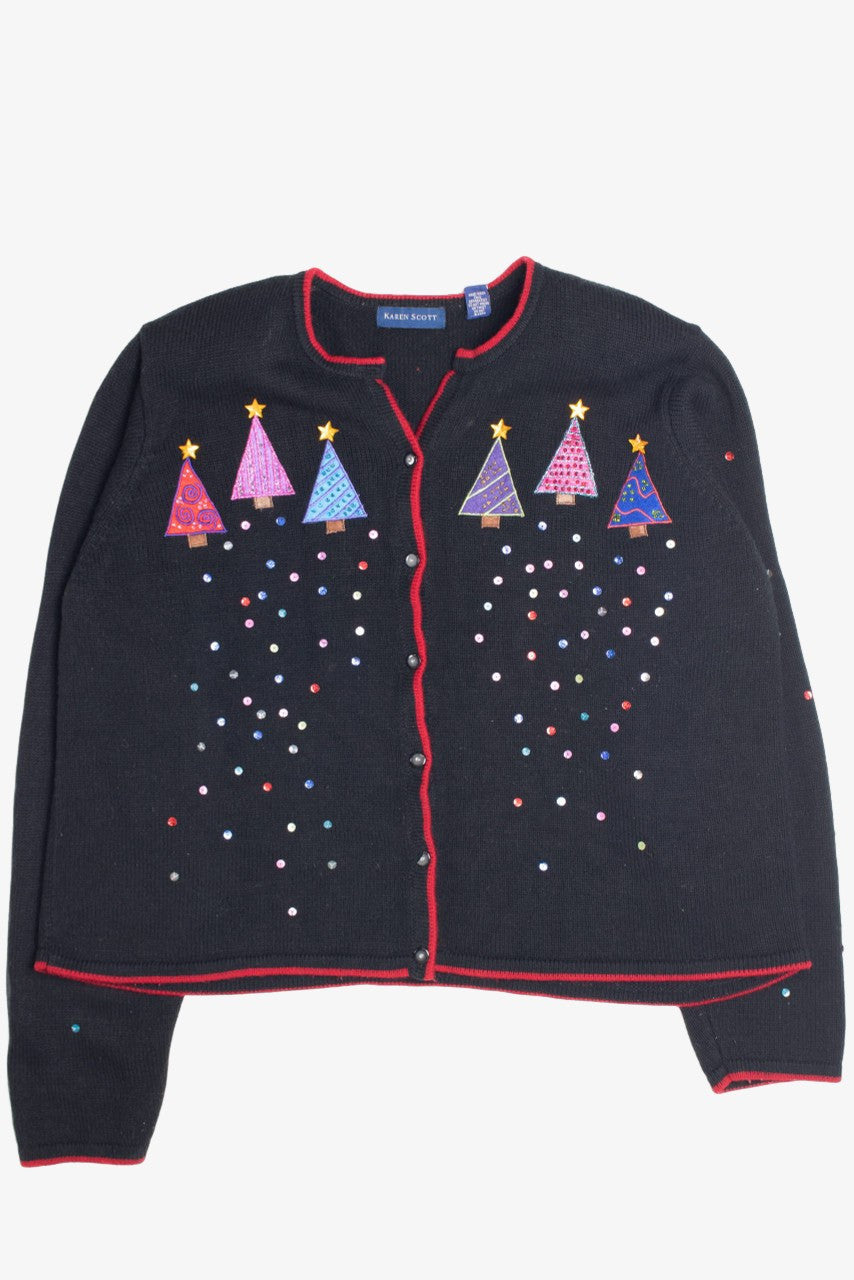 Black Ugly Christmas Cardigan 59232