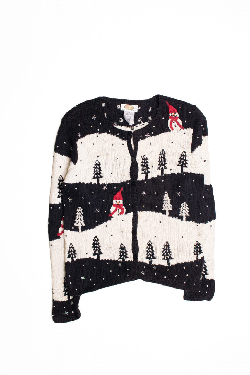 Black Ugly Christmas Cardigan 59248
