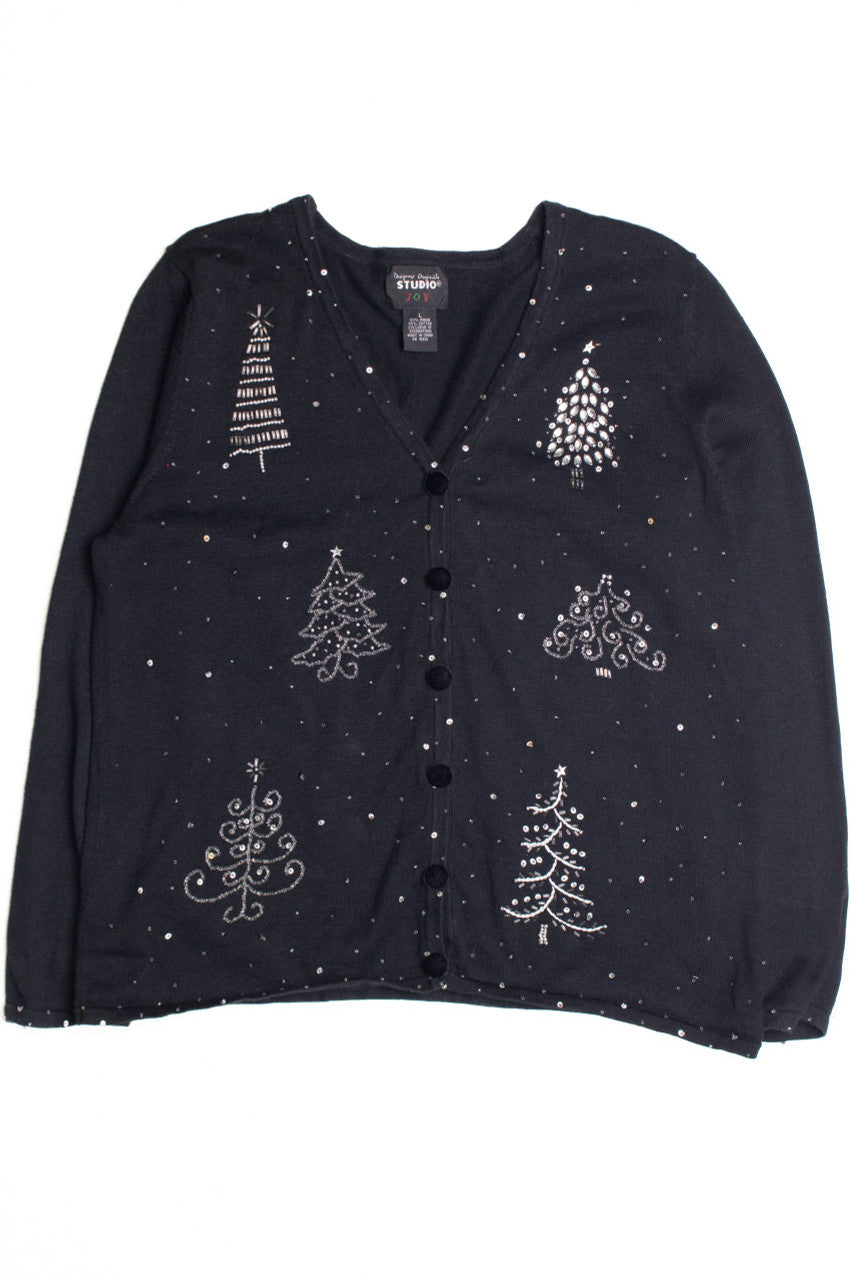 Black Ugly Christmas Cardigan 59251