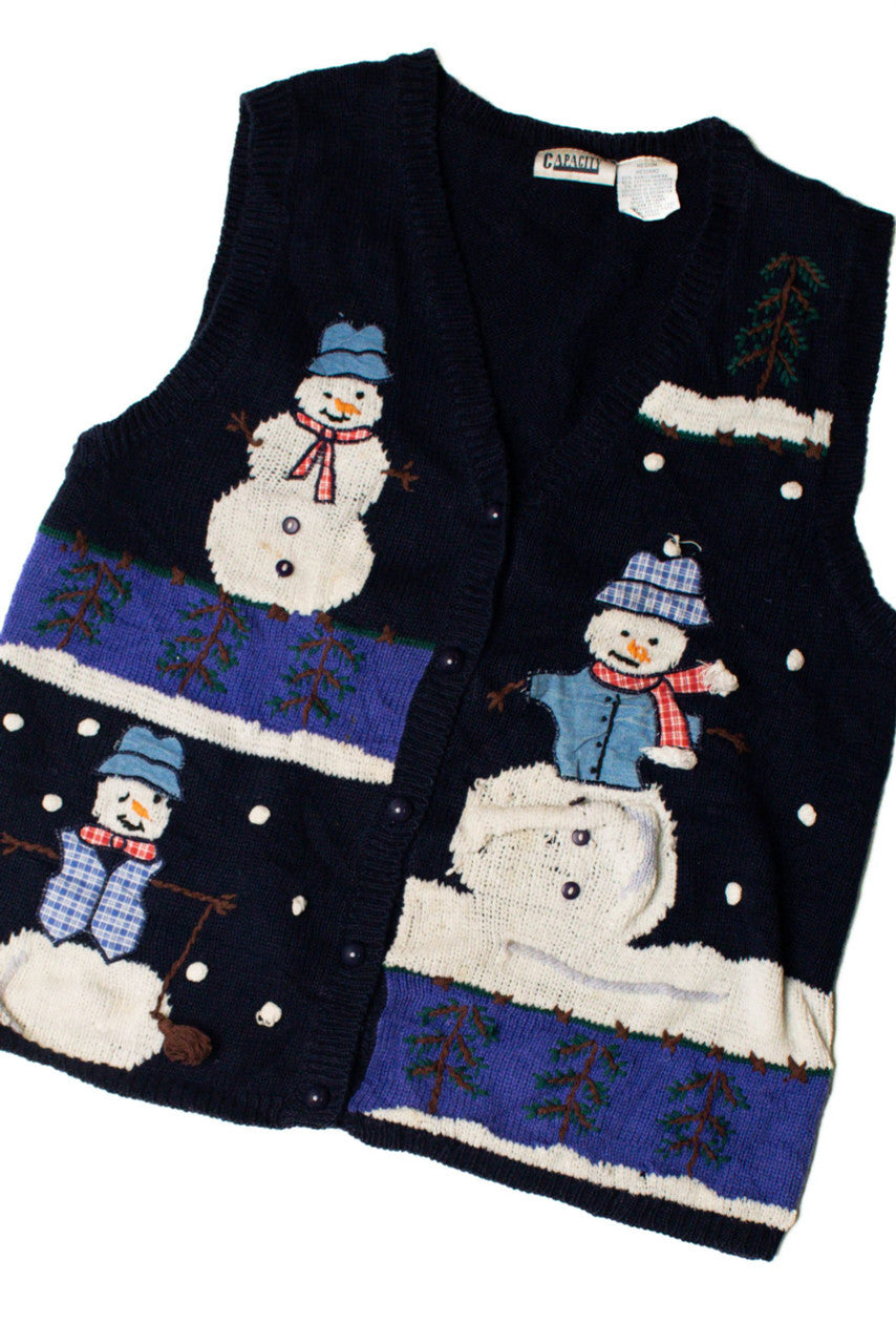 Black Ugly Christmas Vest 59267