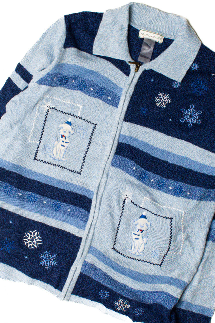 Blue Ugly Christmas Cardigan 59275