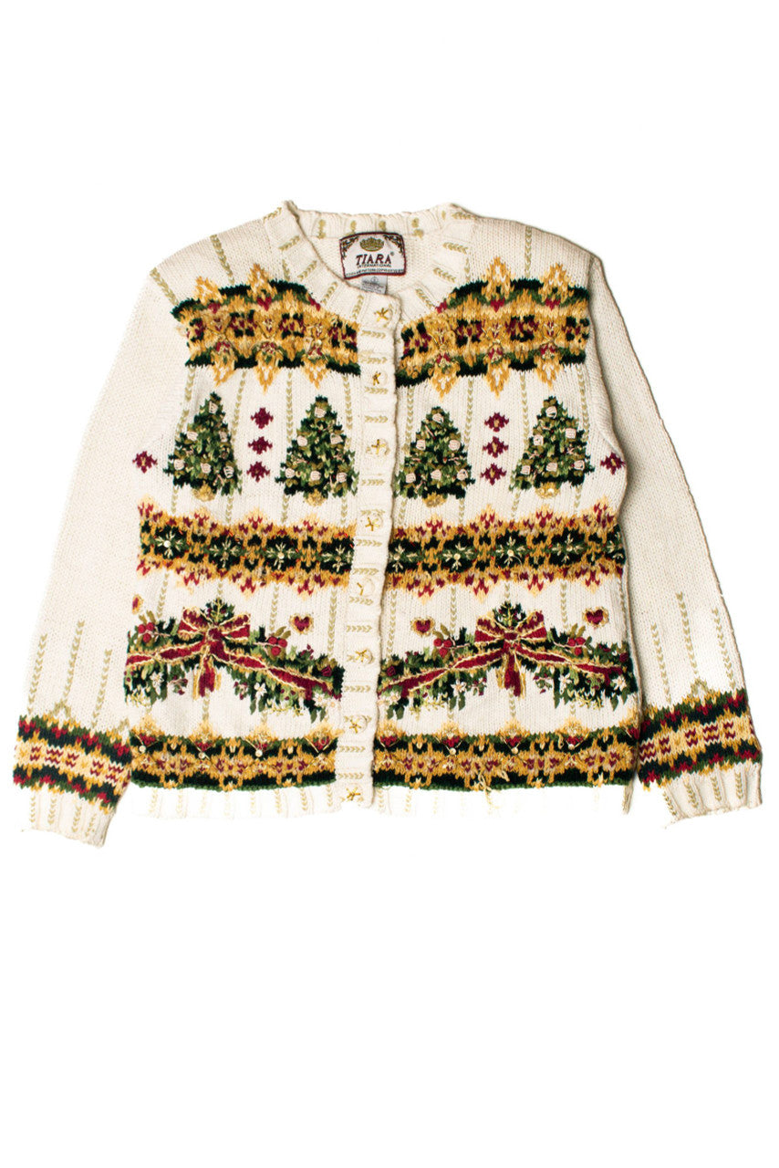 White Ugly Christmas Cardigan 59280