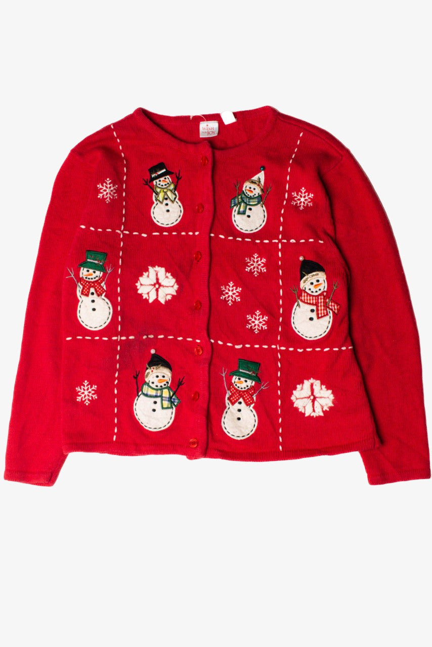 Snowman Party Ugly Christmas Cardigan 59297