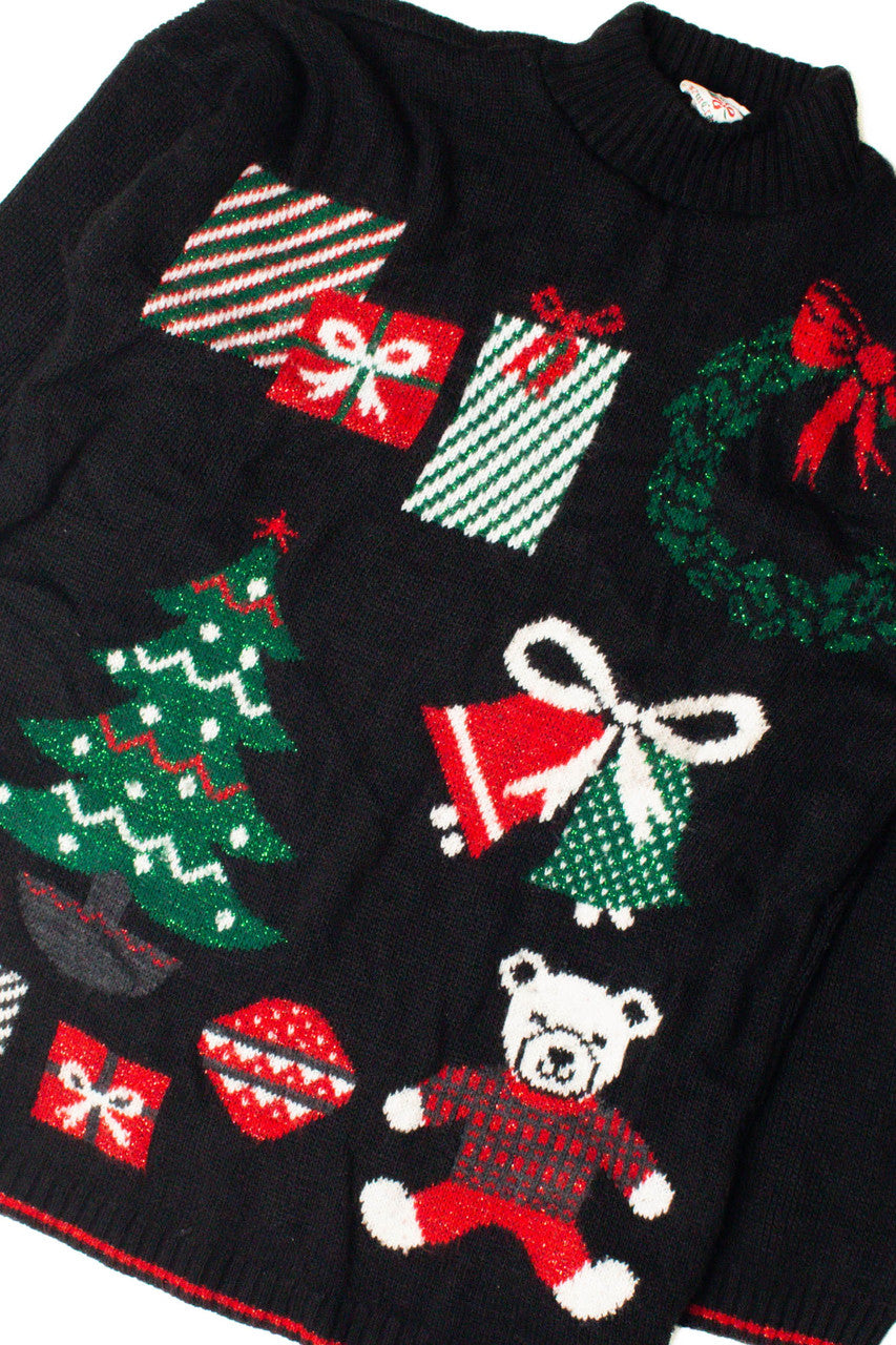 Black Everything Christmas Ugly Christmas Pullover 59337