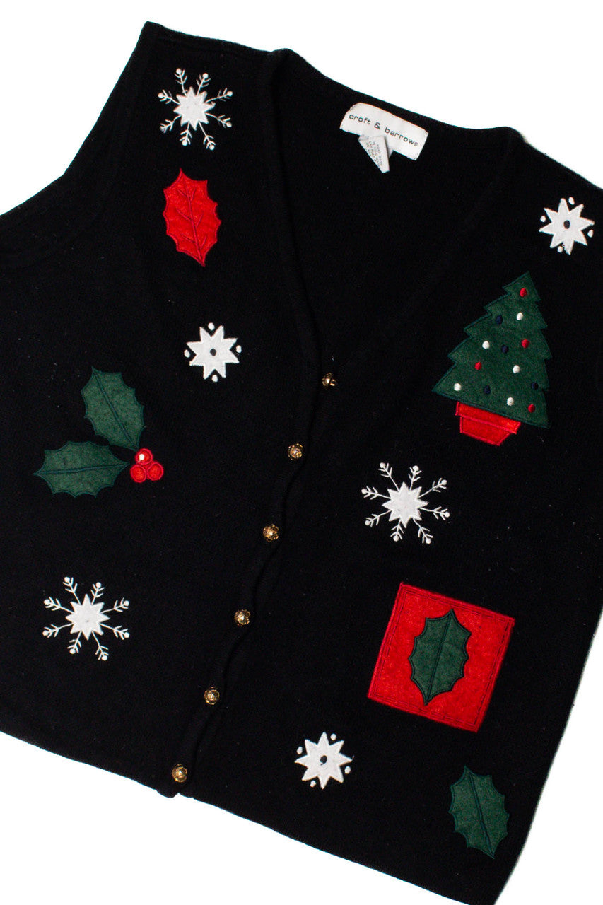 Black Ugly Christmas Vest 59357