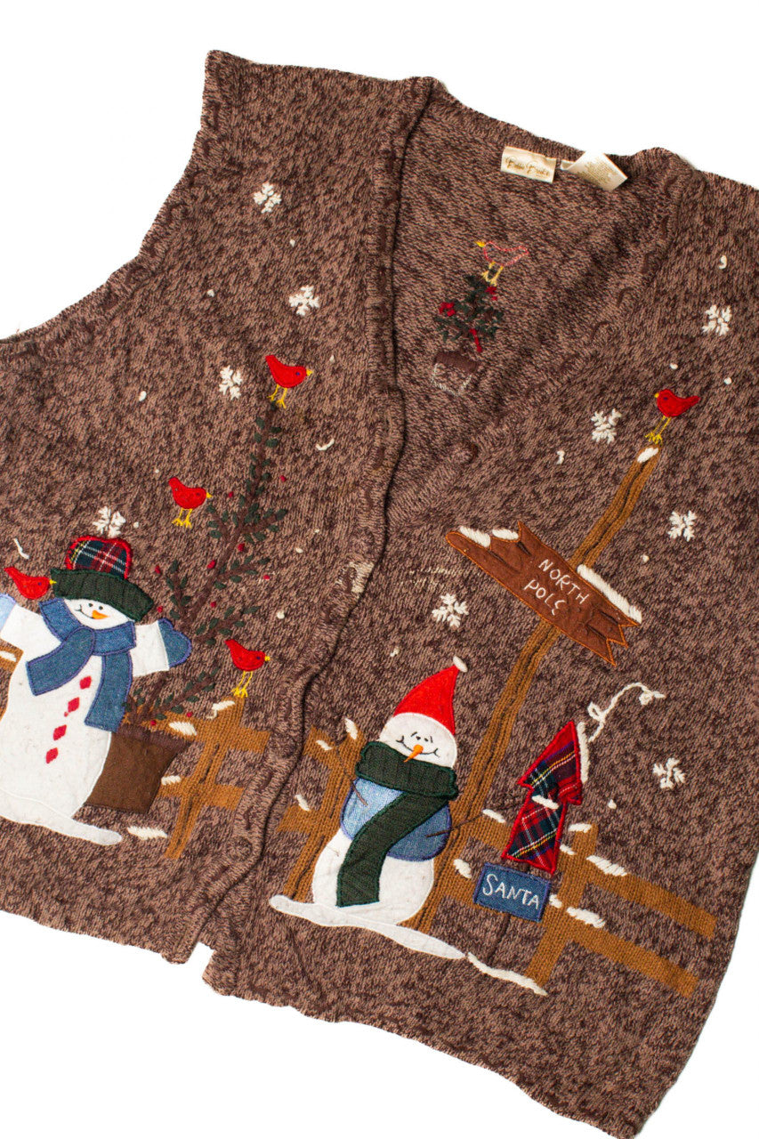 Snowmen Ugly Christmas Vest 59370