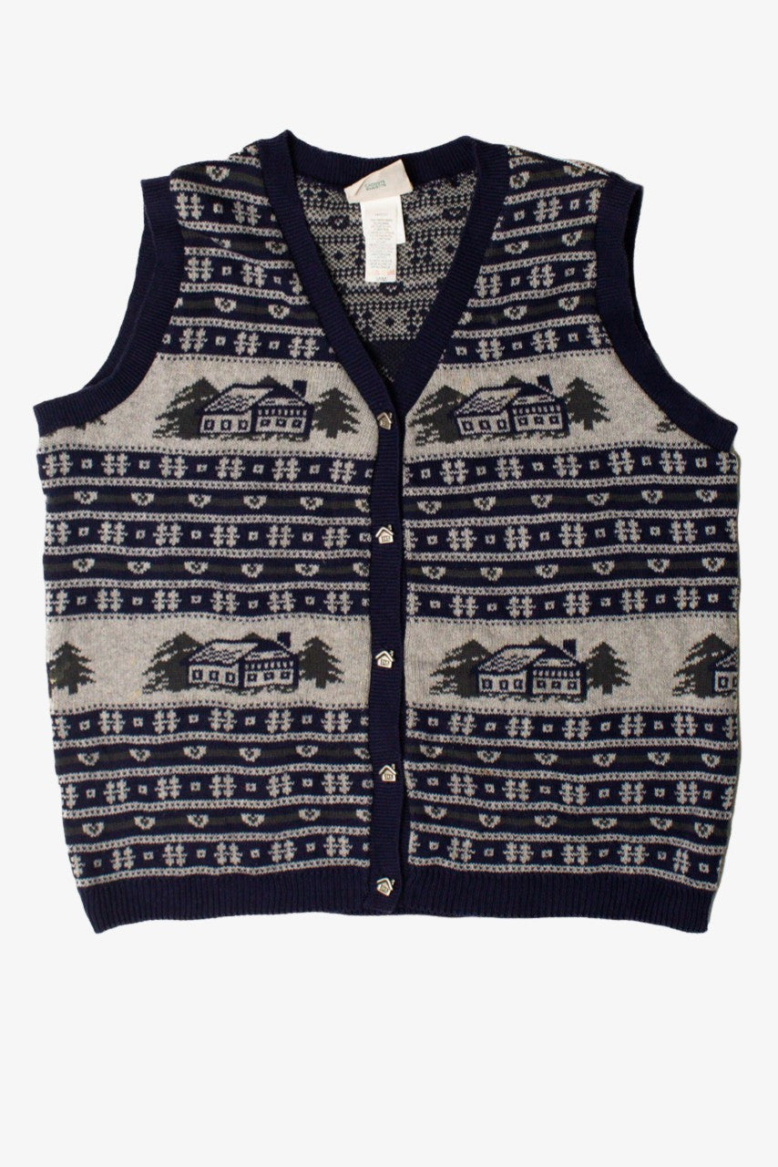 Home In The Trees Ugly Christmas Vest 59375