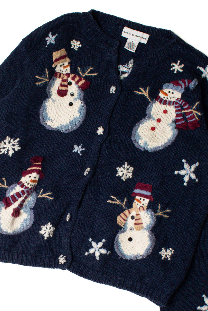 Snowmen BFFs Ugly Christmas Cardigan 59395