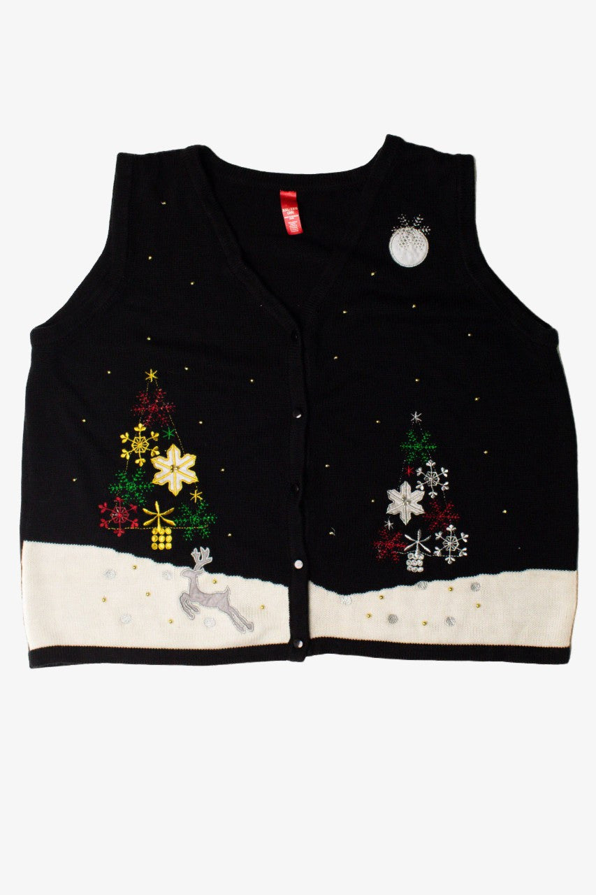 Reindeer Frolicking Ugly Christmas Vest 59412