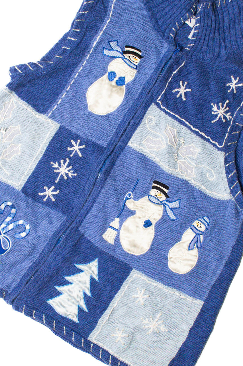 Blue Ugly Christmas Vest 59423