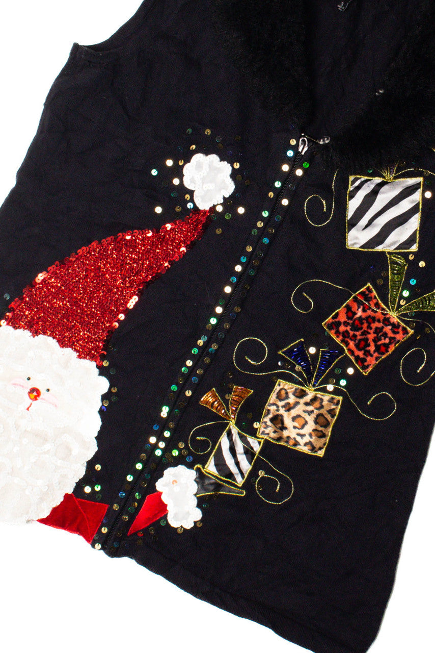 Santa Tower of Presents Ugly Christmas Vest 59437