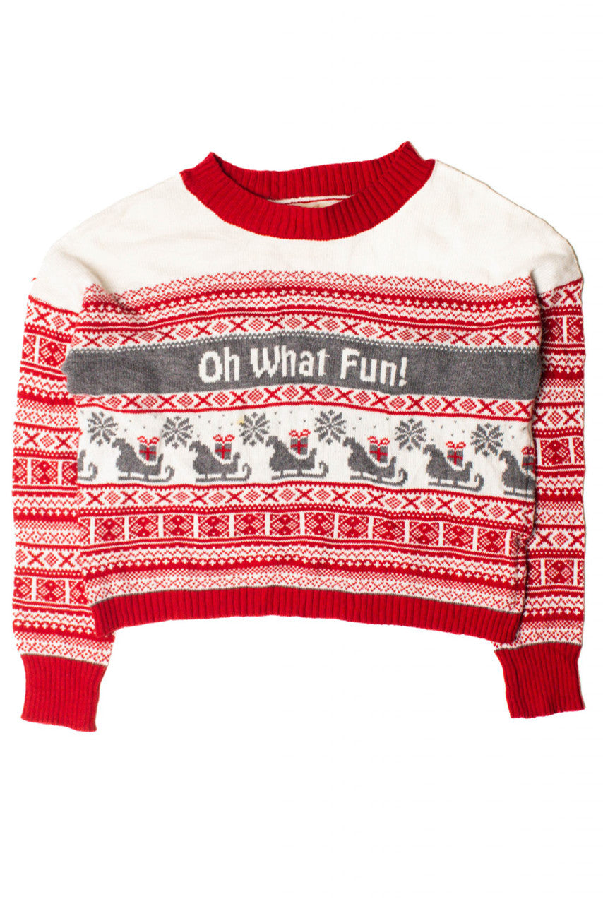 Oh What Fun! Ugly Christmas Pullover 59444