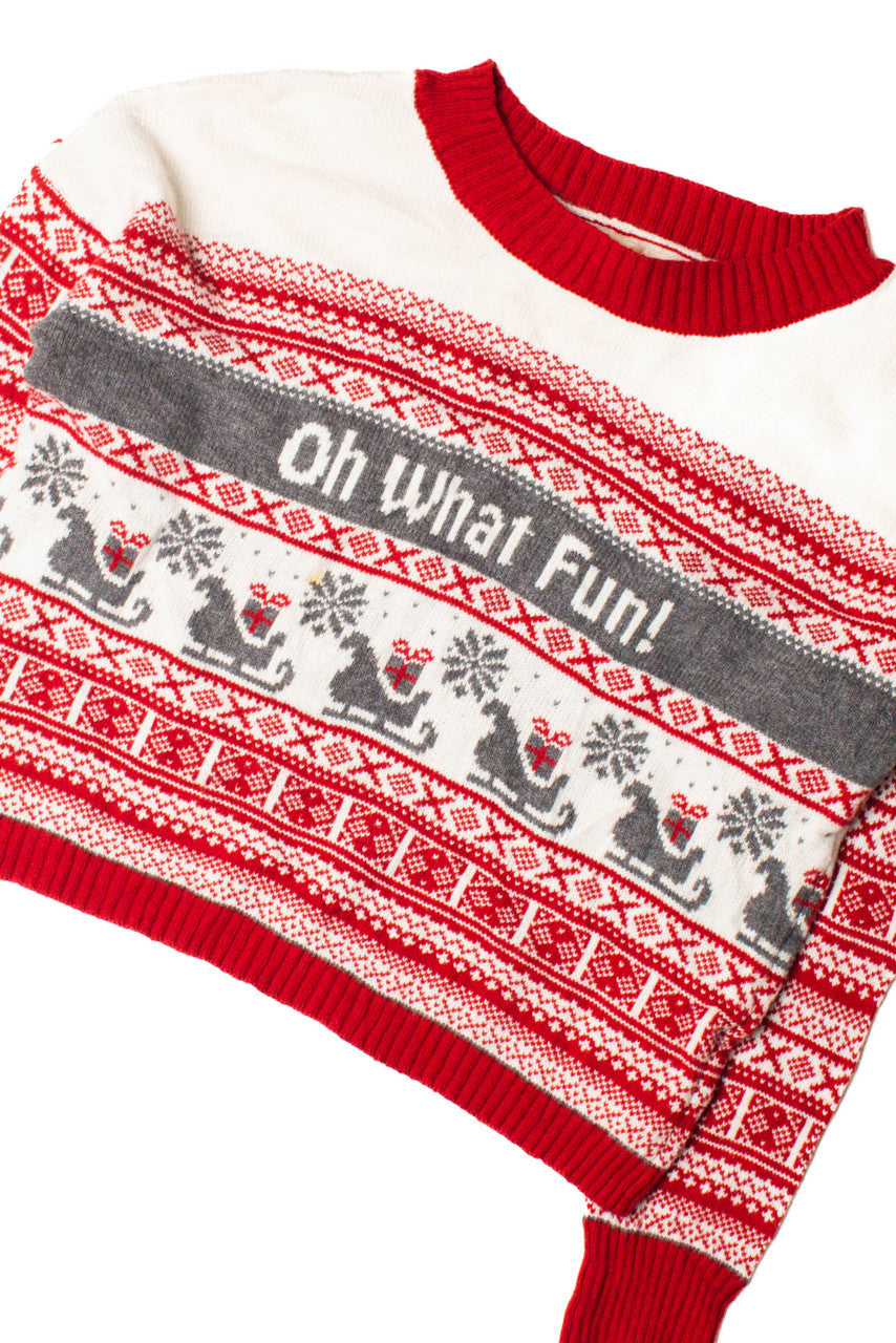 Oh What Fun! Ugly Christmas Pullover 59444