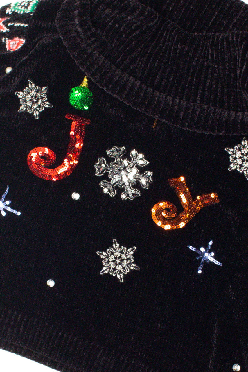 Sequin JOY Christmas Pullover 59462