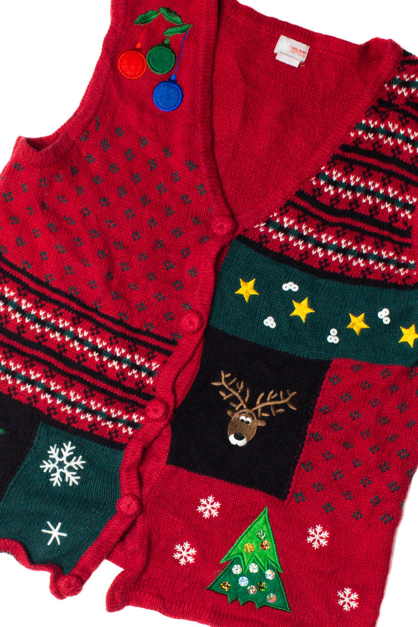 Red Ugly Christmas Vest 59470