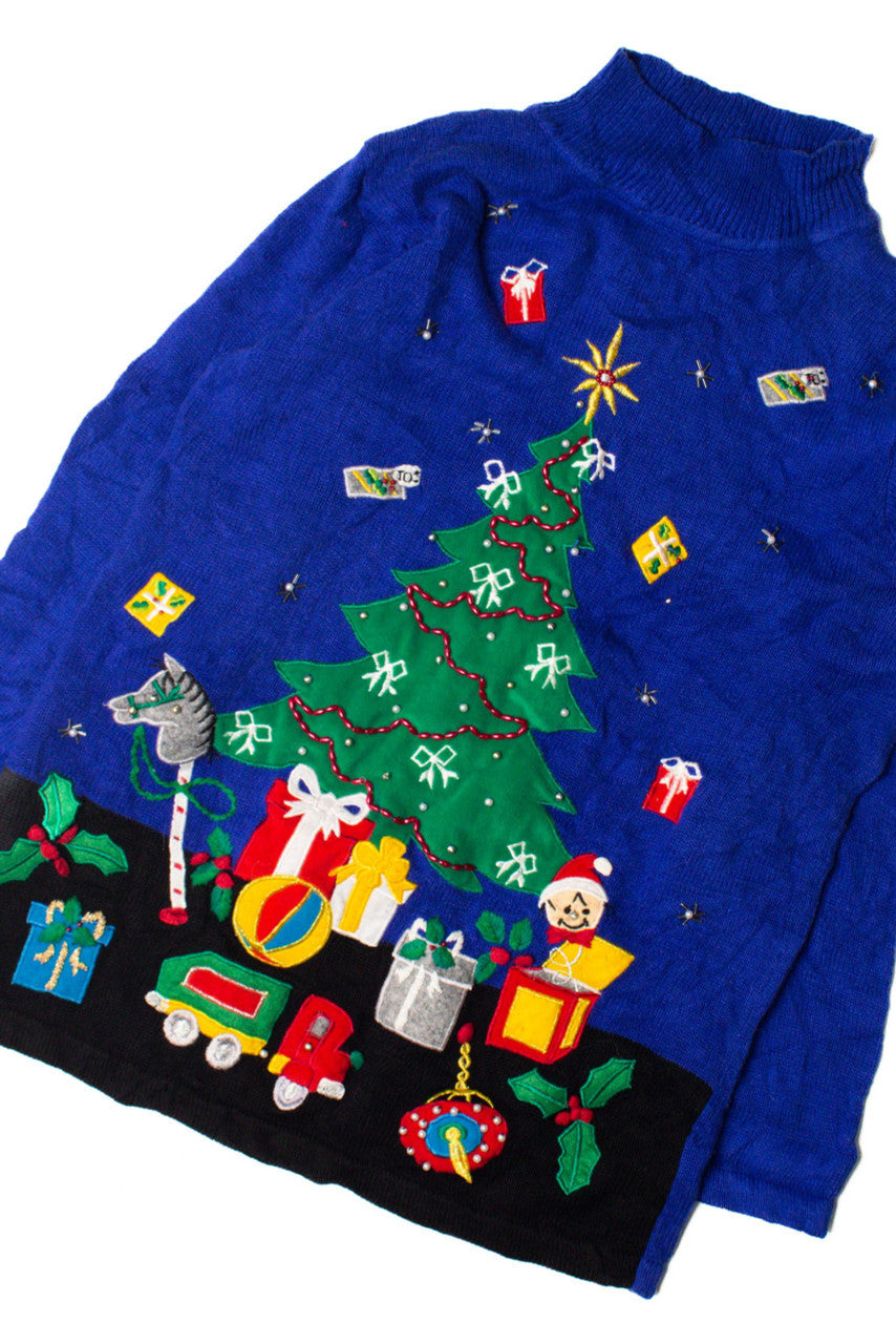Blue Ugly Christmas Pullover 59488