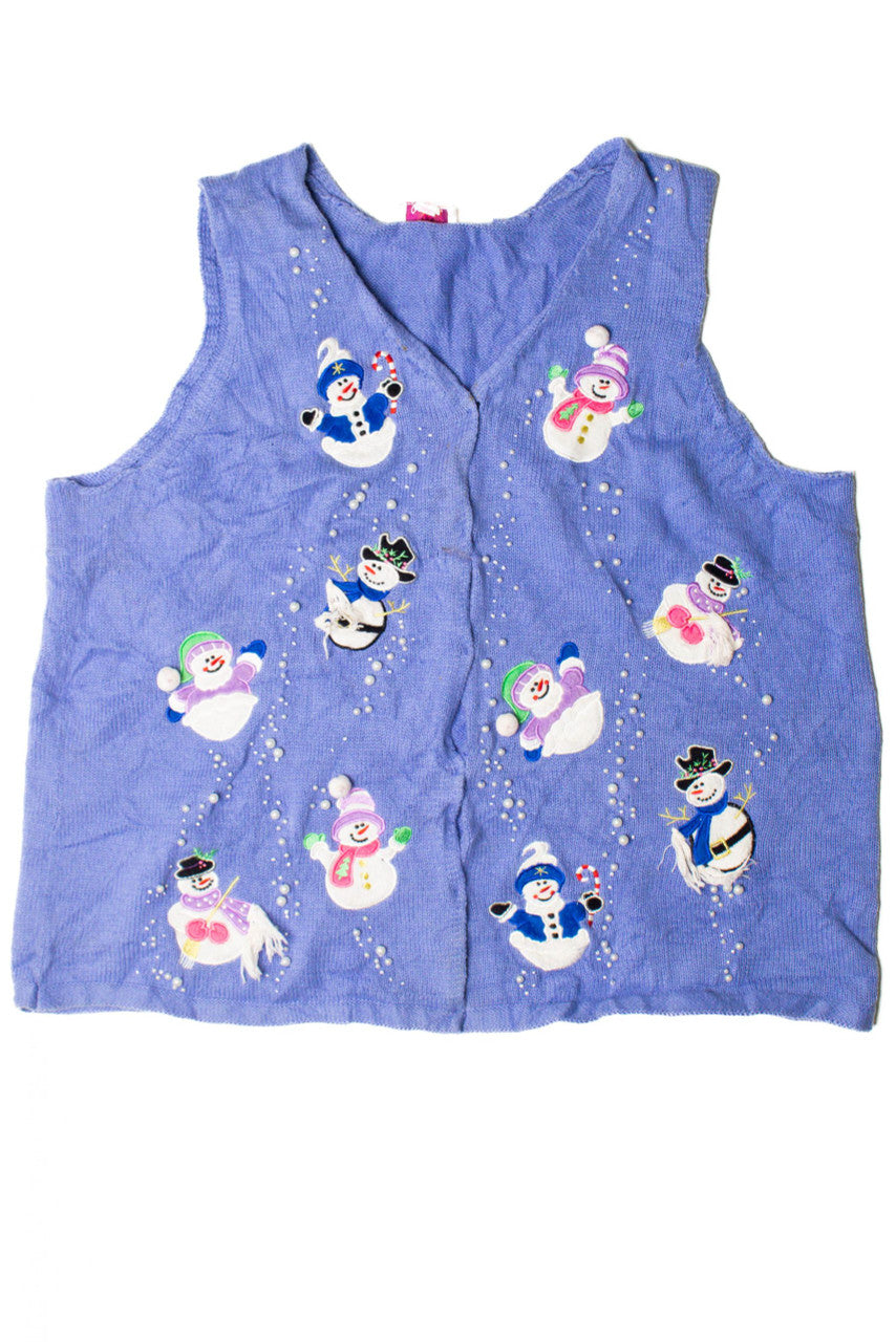 Blue Ugly Christmas Vest 59492