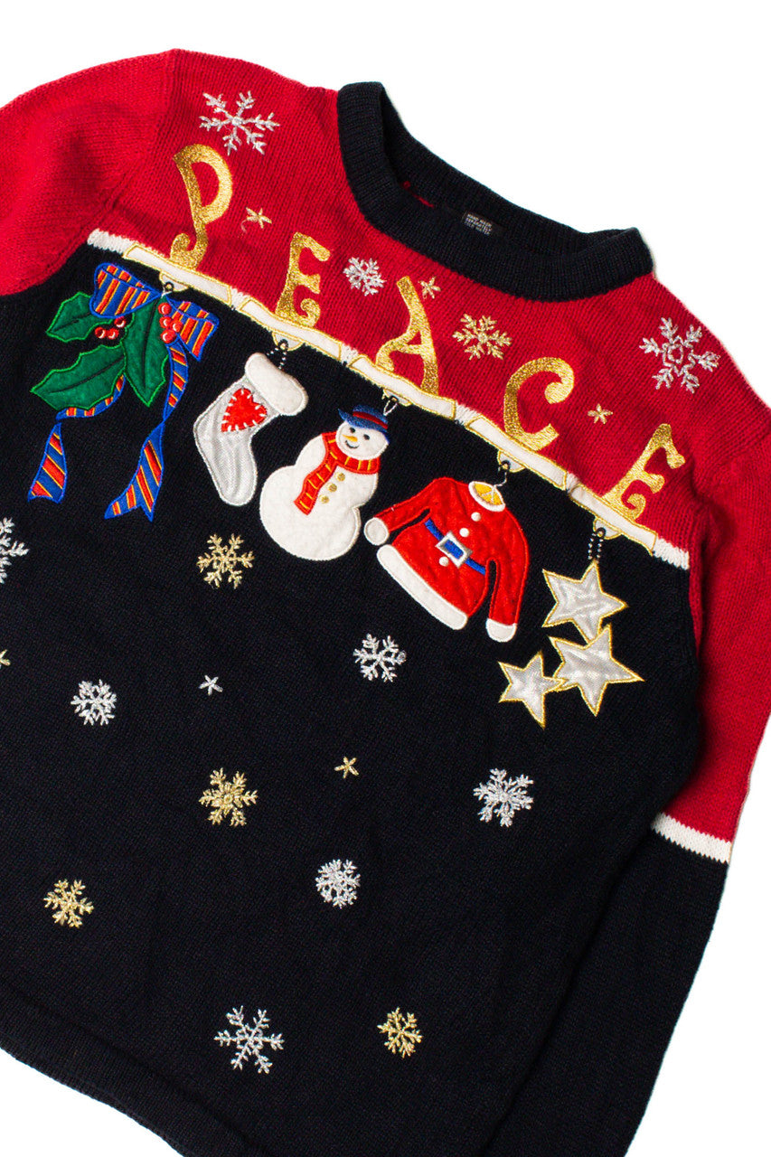 Black Ugly Christmas Pullover 59498