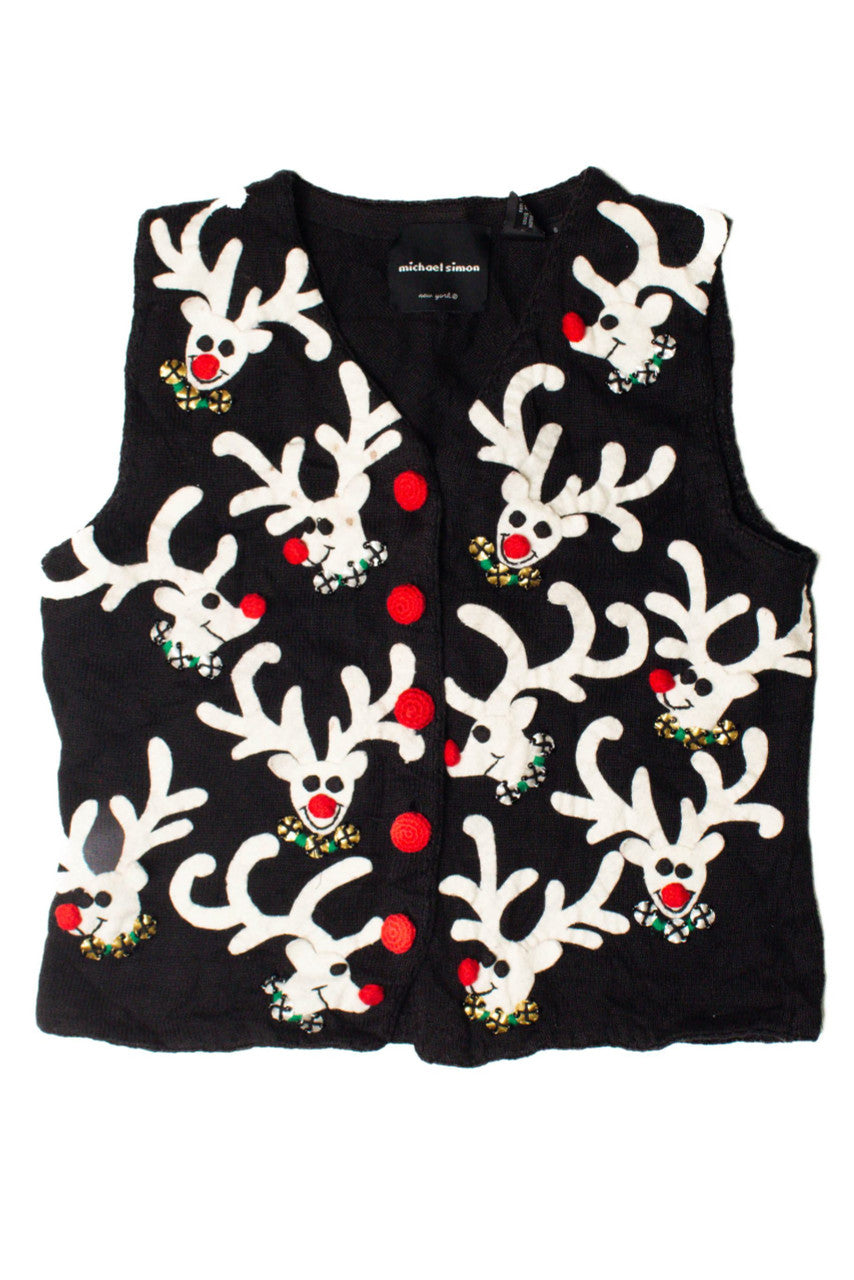 Black Ugly Christmas Vest 59520