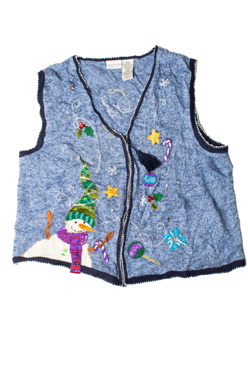 Blue Ugly Christmas Vest 59531