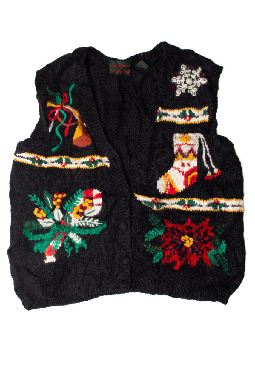 Black Ugly Christmas Vest 59532
