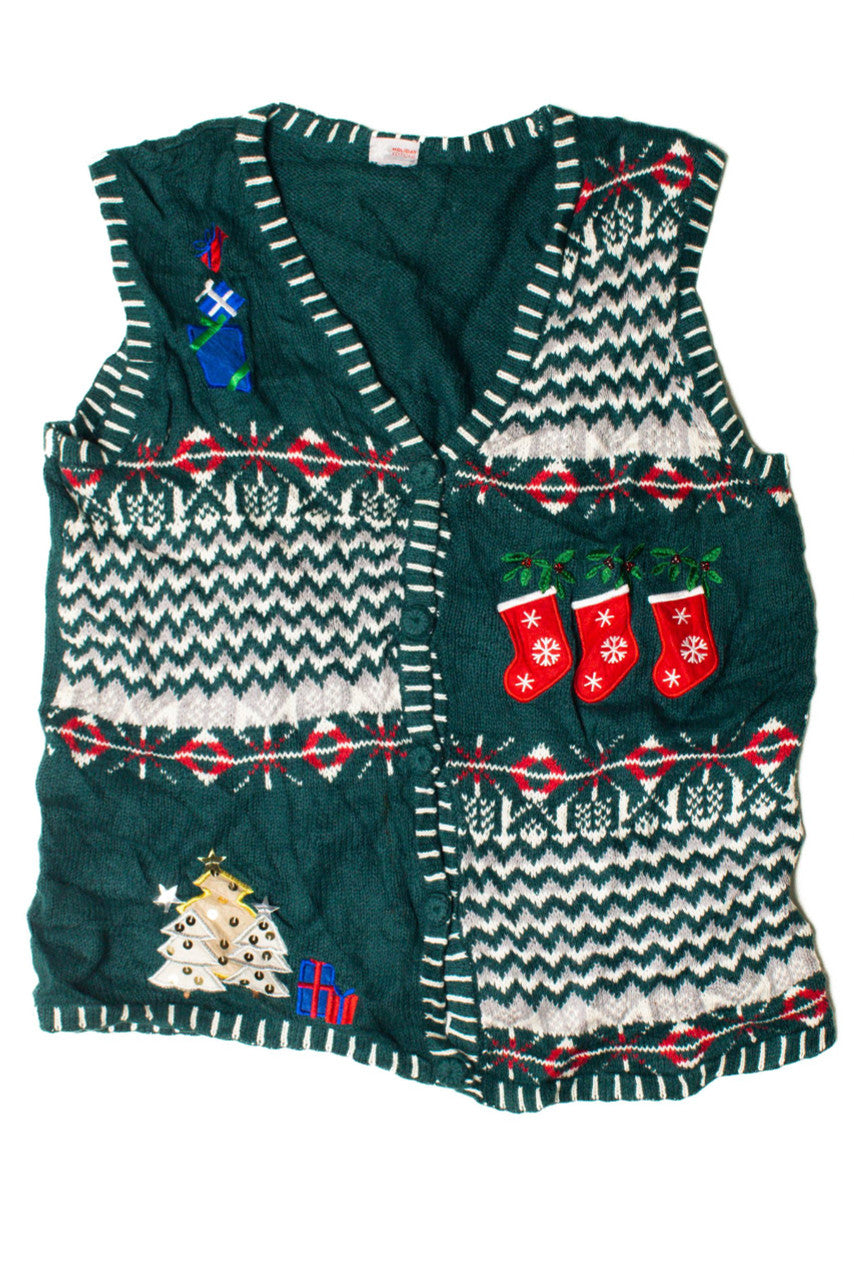Green Ugly Christmas Vest 59533