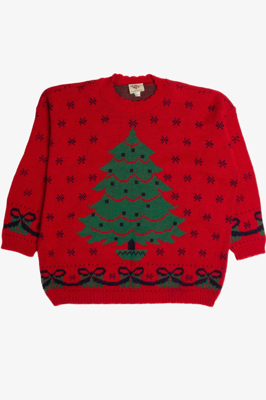 Vintage Red Ugly Christmas Sweater