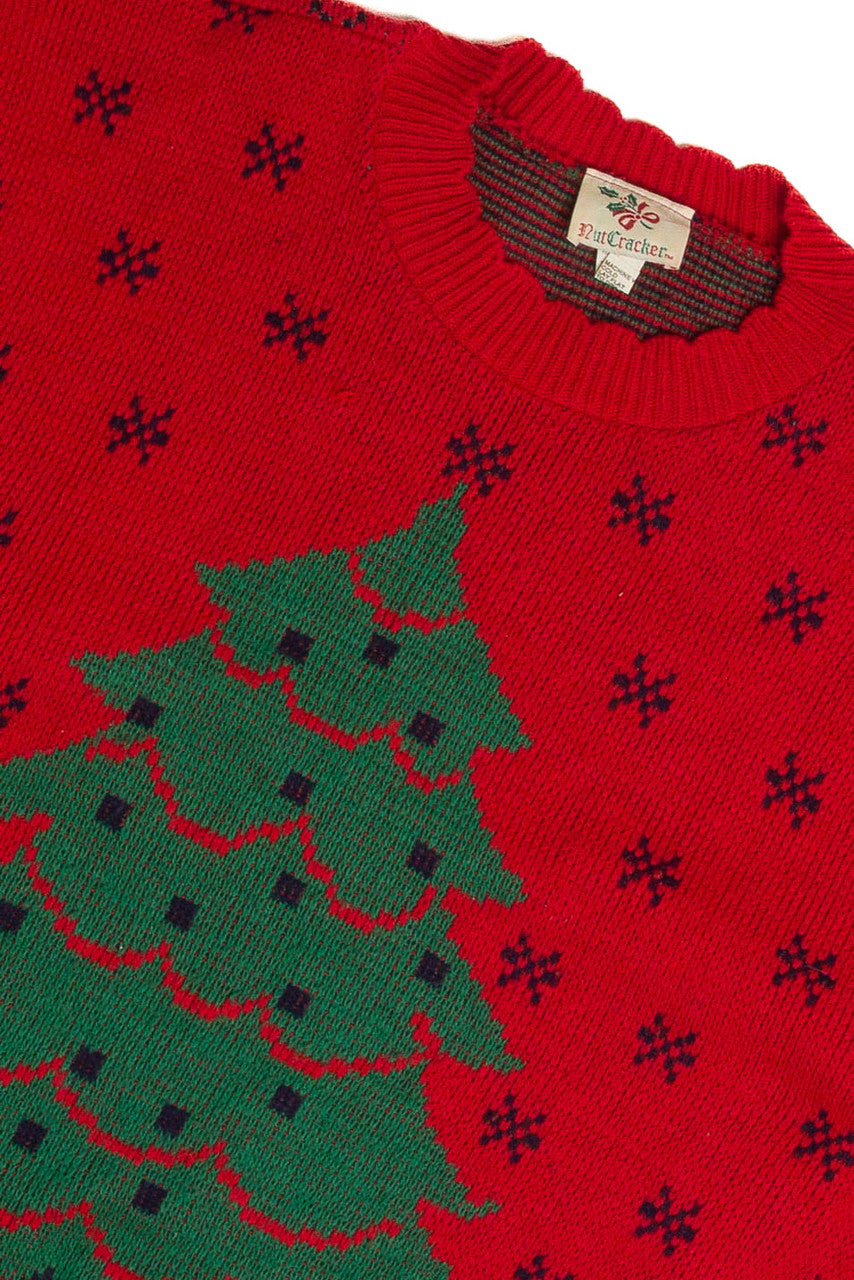 Vintage Red Ugly Christmas Sweater