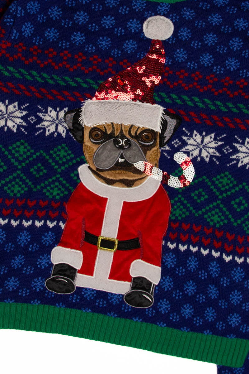 Blue Ugly Christmas Pullover 60028