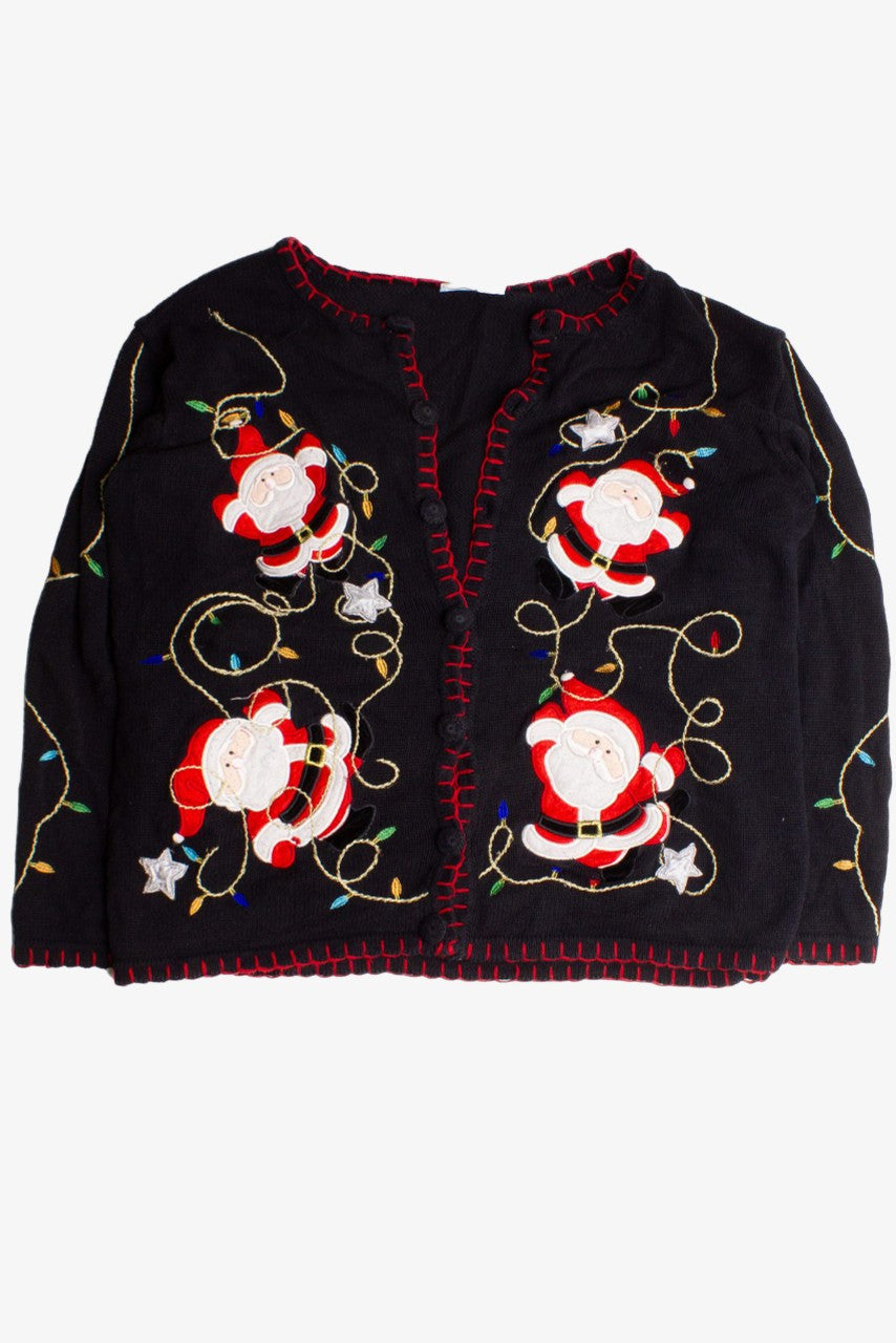 Black Ugly Christmas Cardigan 60037