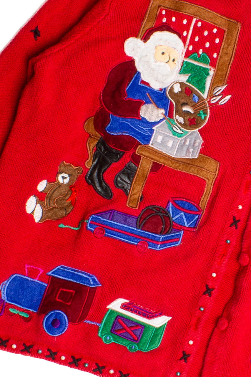 Red Ugly Christmas Cardigan 60040