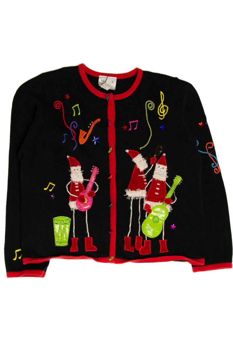 Black Ugly Christmas Cardigan 60276