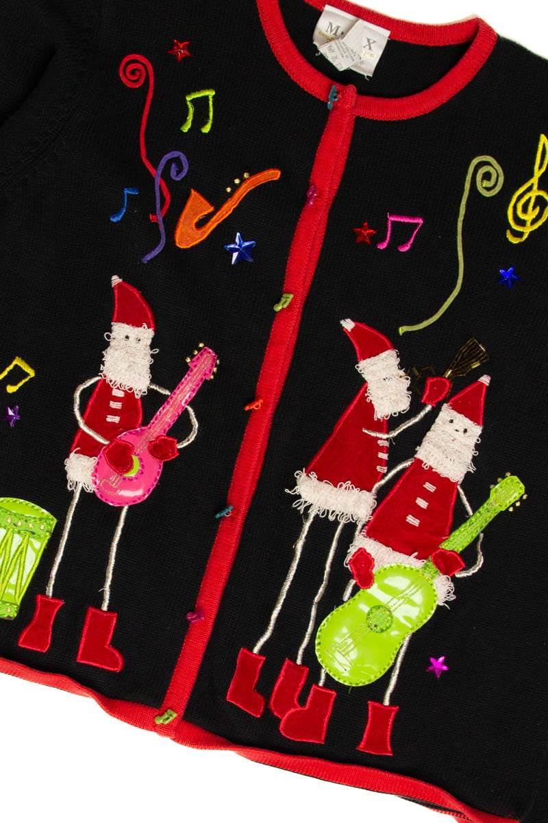 Black Ugly Christmas Cardigan 60276
