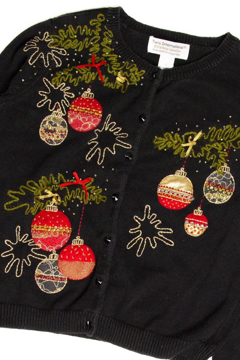 Black Ugly Christmas Cardigan 60277
