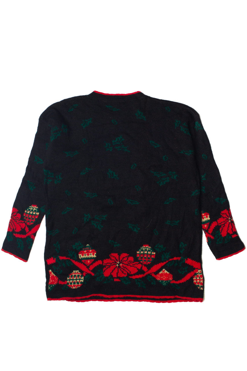 Ornaments and Bows Ugly Christmas Sweater 60809