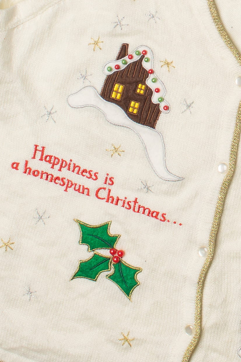 Homespun Christmas Ugly Christmas Sweater Vest 60810