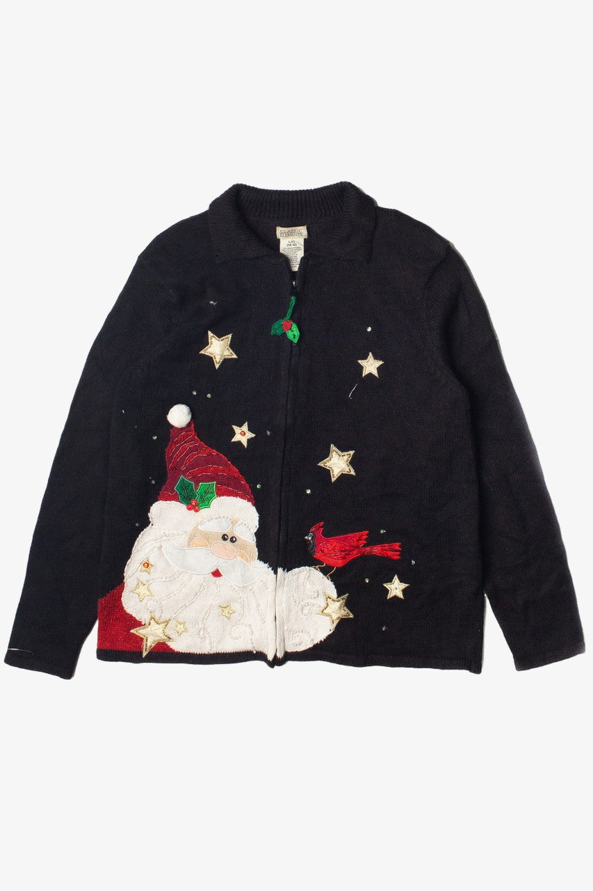 Santa With A Cardinal Ugly Christmas Sweater 60830