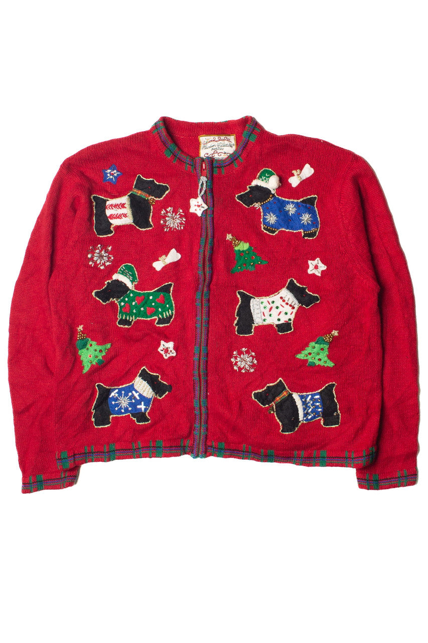 Scotties in Sweaters Ugly Christmas Sweater 60835