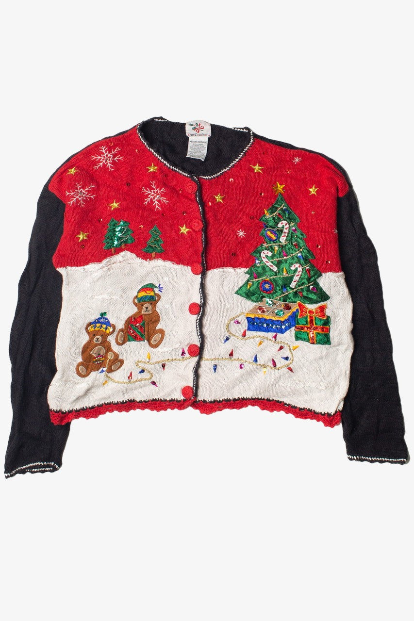 Bears Around The Tree Ugly Christmas Sweater 60836