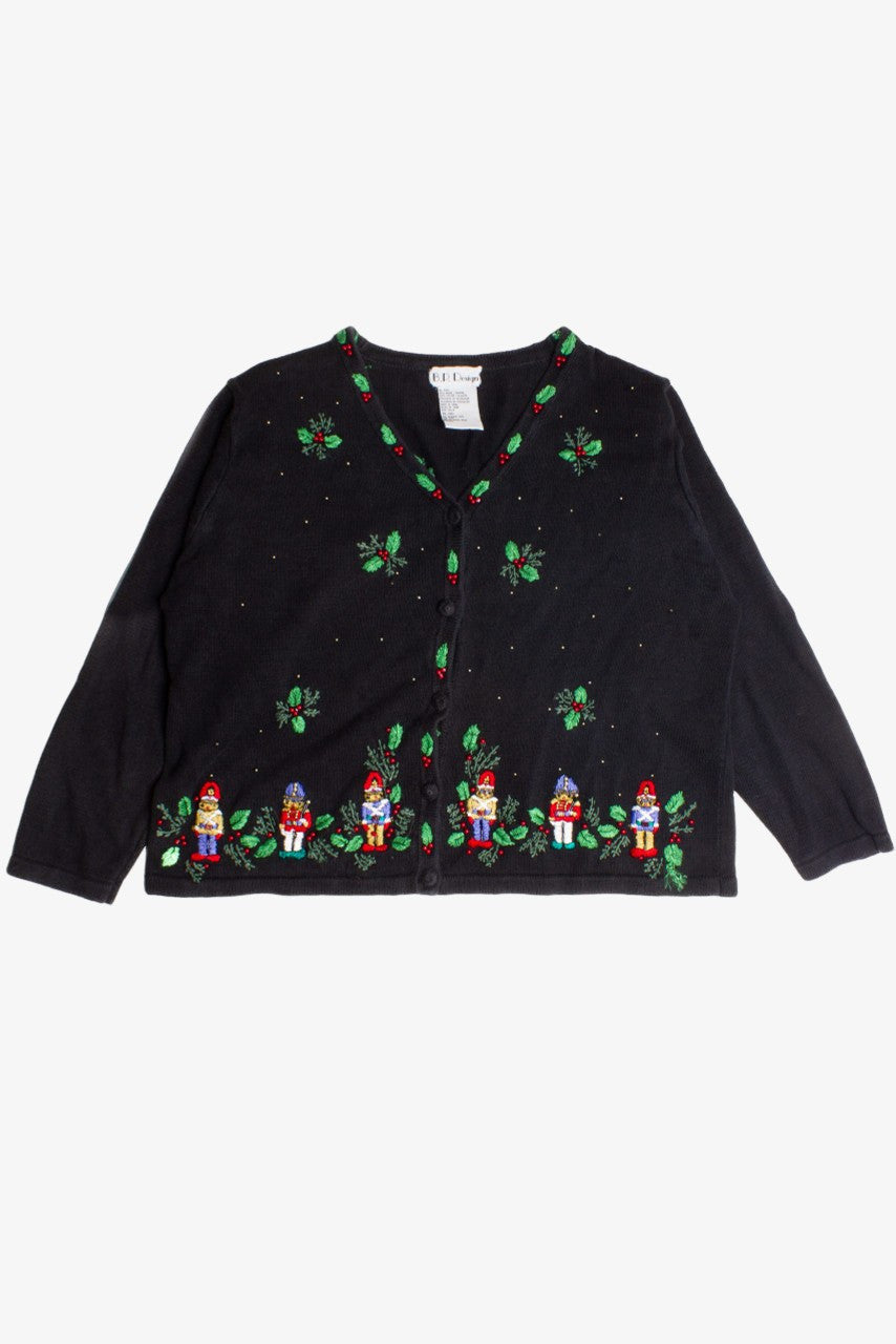 Black Ugly Christmas Cardigan 61010