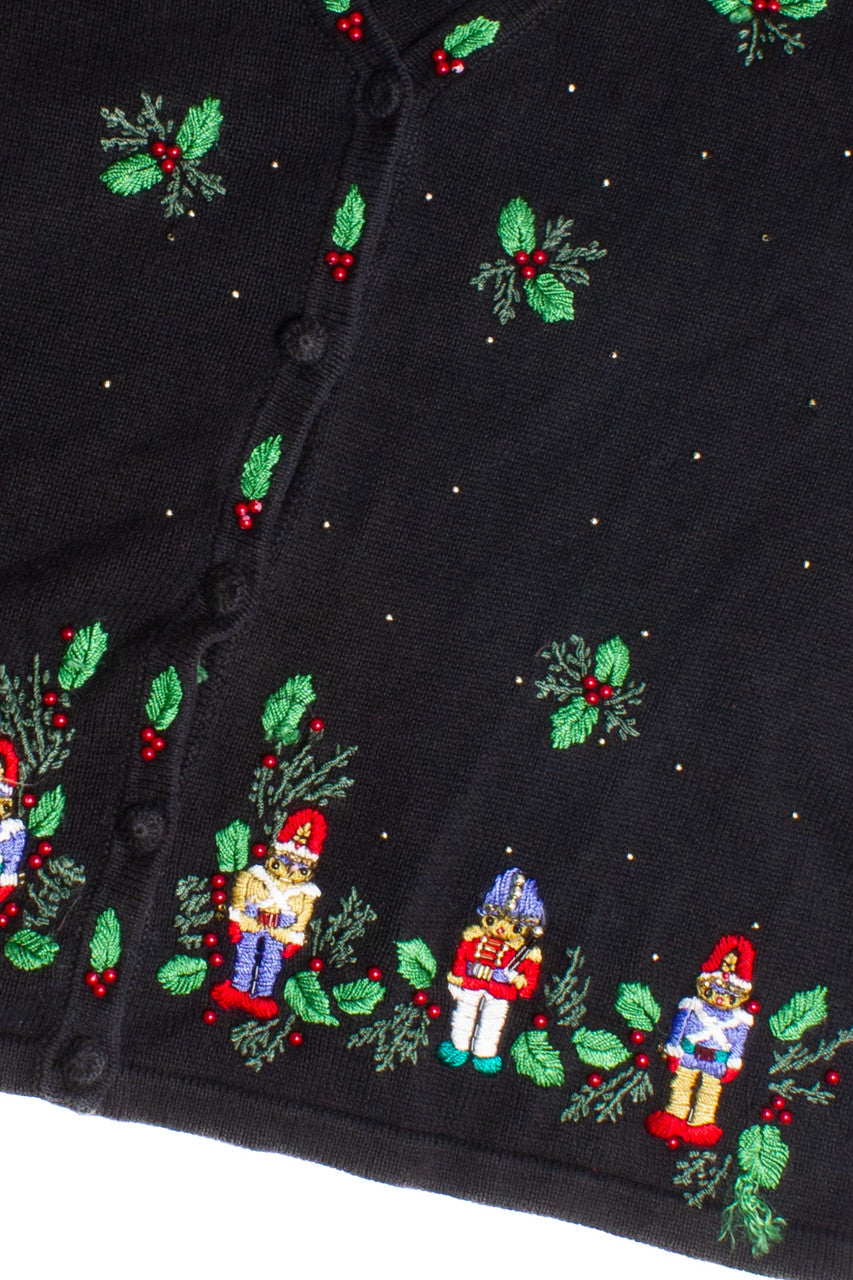 Black Ugly Christmas Cardigan 61010
