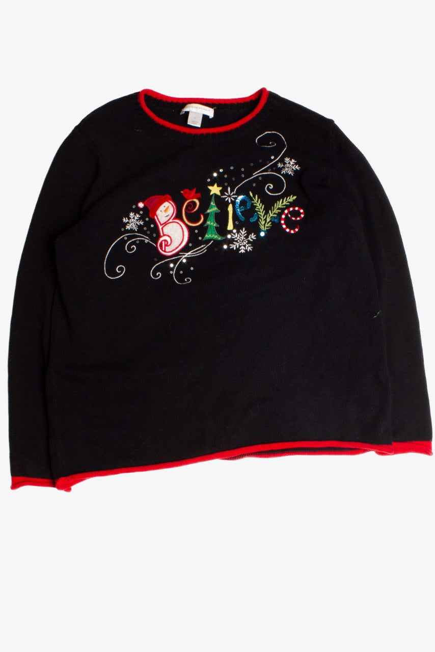 Black Ugly Christmas Pullover 61011