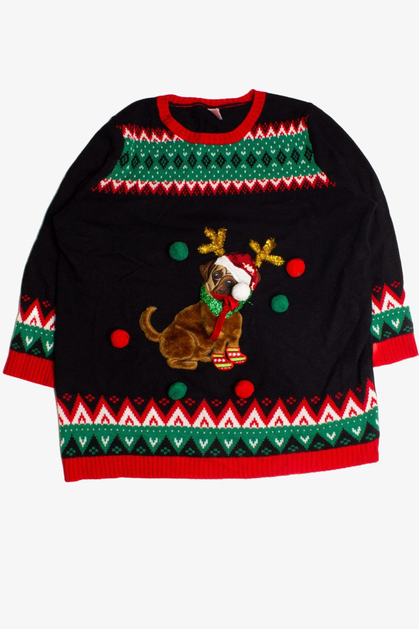 Black Ugly Christmas Pullover 61013
