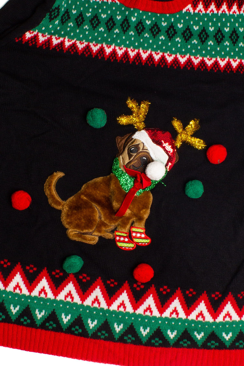 Black Ugly Christmas Pullover 61013