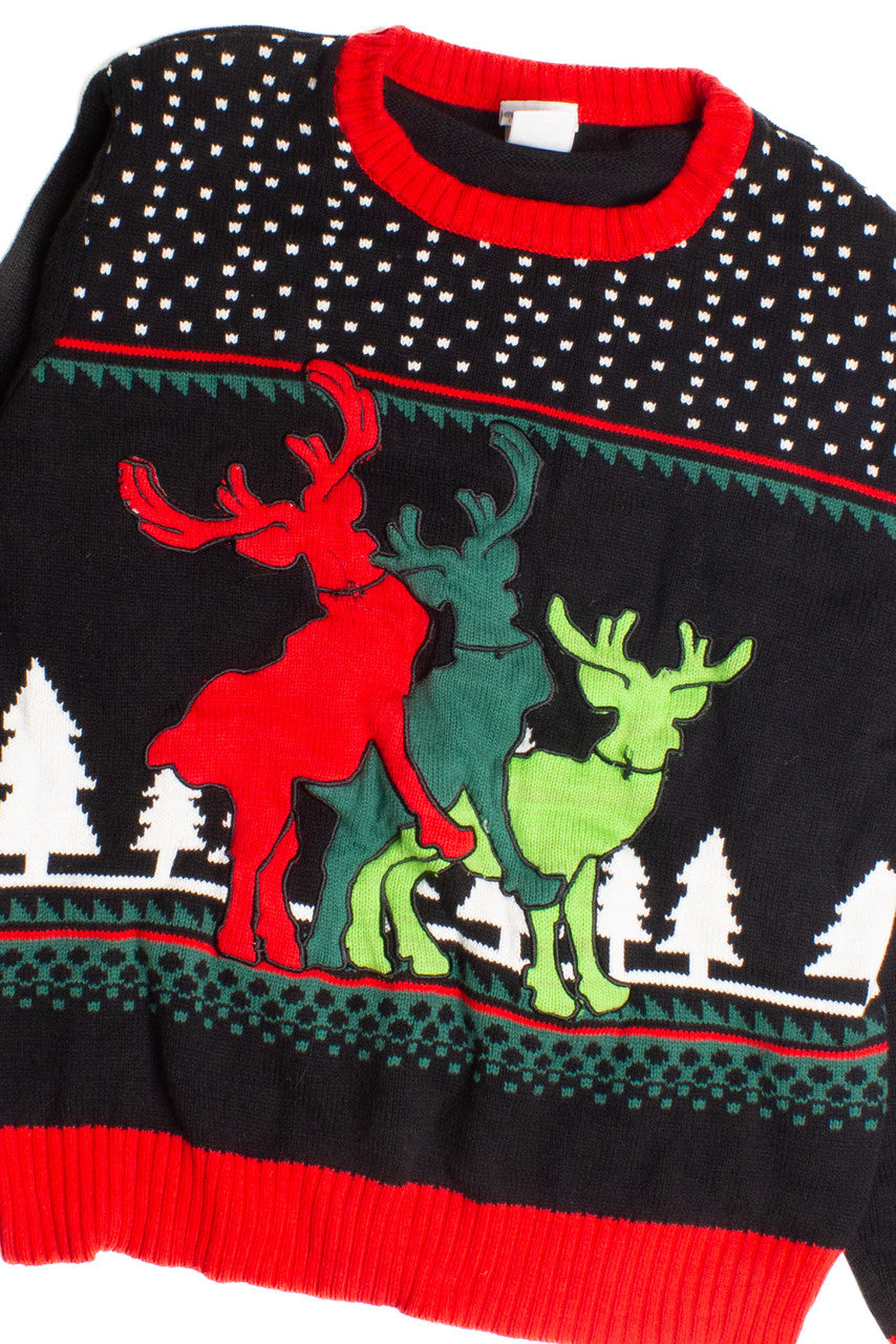 Black Ugly Christmas Pullover 61018